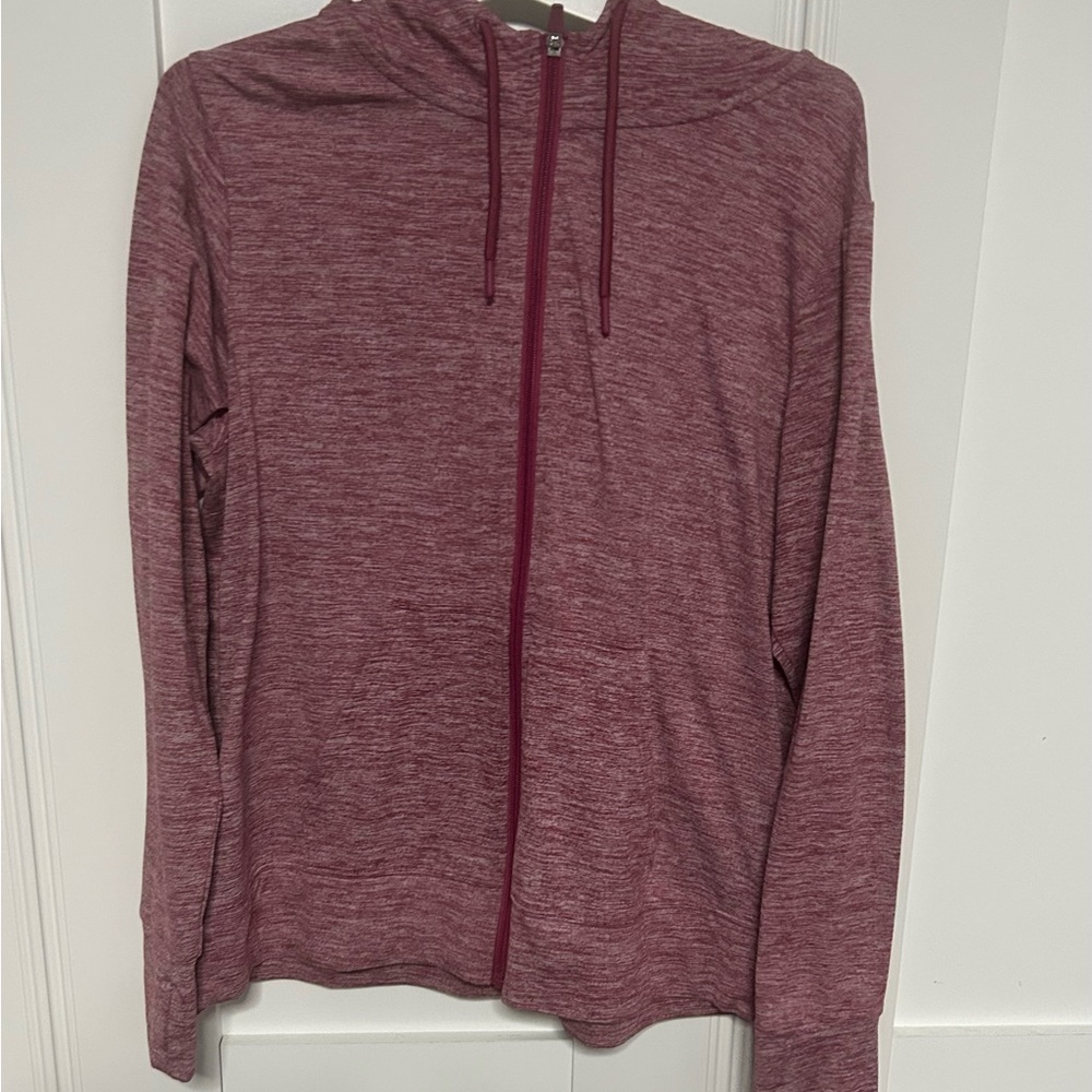 Pink Zip-Up Hoodie